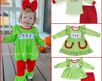 Embroidered Christmas Outfits PRE-ORDER