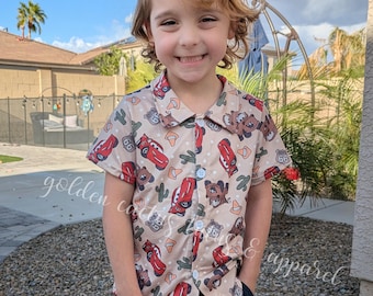 Camiseta con botones para niño Radiator Springs RESERVA