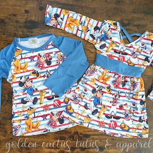 Cruise Magical Sets Long sleeve dress and tee