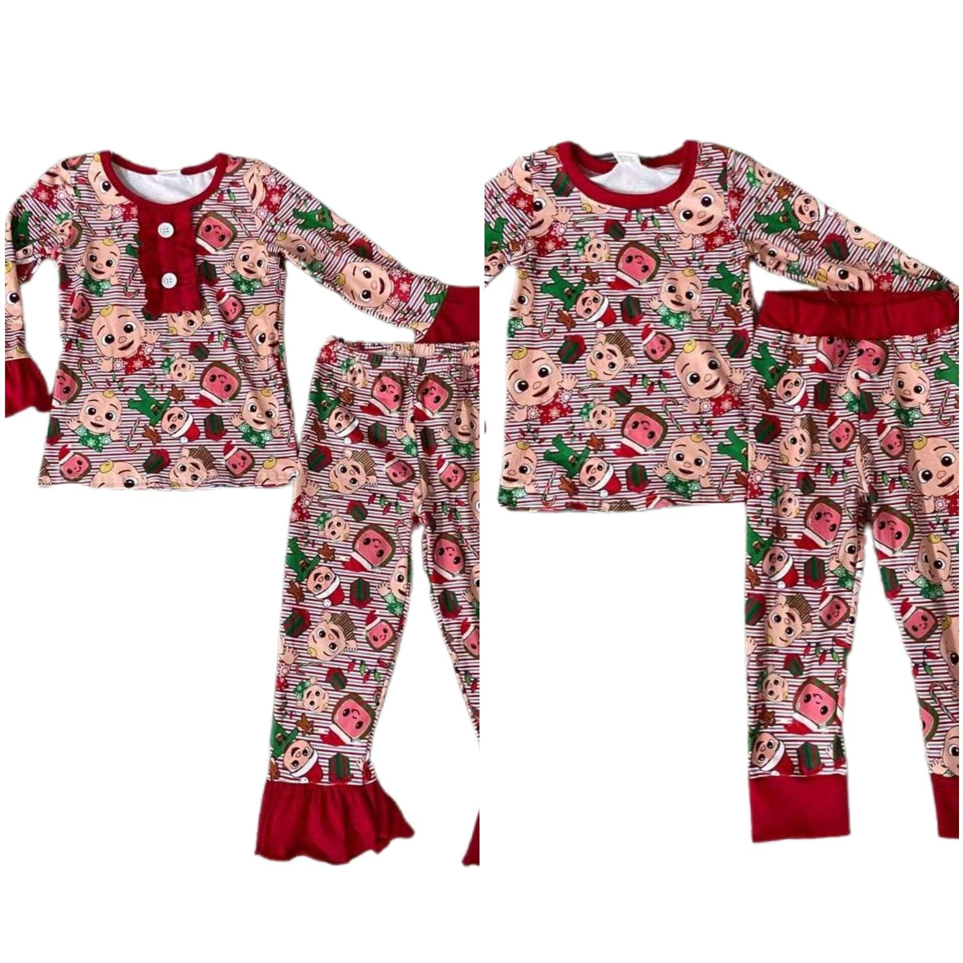 jongen kerstmis cocomelon pjs Kleding Meisjeskleding Pyjamas & Badjassen Pyjama Sets 