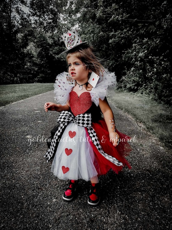 queen of hearts costume short dress Queen of Hearts Tutu Costume Dress