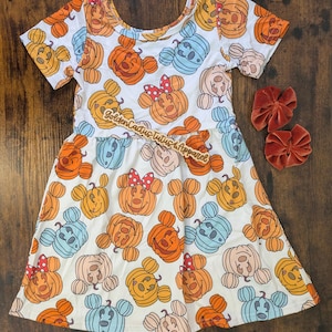 minnie mouse orange dress Disney Parks Minnie Mouse Halloween Costume Dress Orange Black Polka Dots Ears