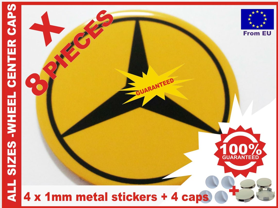 Car Wheel Center Cap Set of 4 Hub Caps Pegatinas Caps 4 Etsy