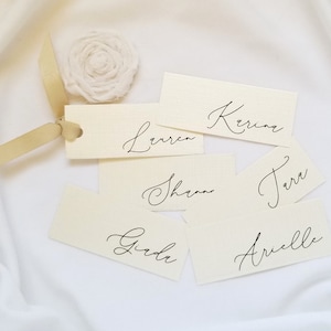 Bridesmaid Gift Tags, Ribbon Gift Tags, Hanger Tags, Bridesmaids Tags, Place Name Tags, Party Tags, Plate Names, Wedding Personalized Tags