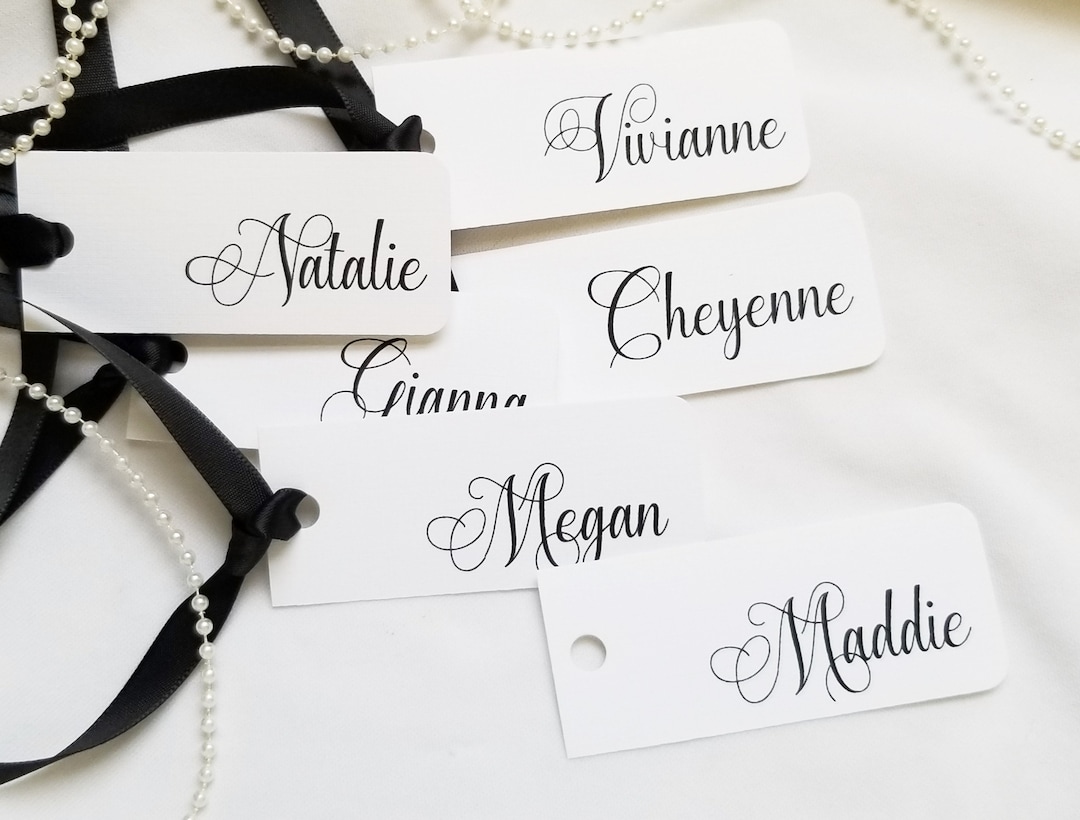 Custom Gift Tag, Name Tag for Bridesmaid, Gift Bag Tag, Hanger Tags