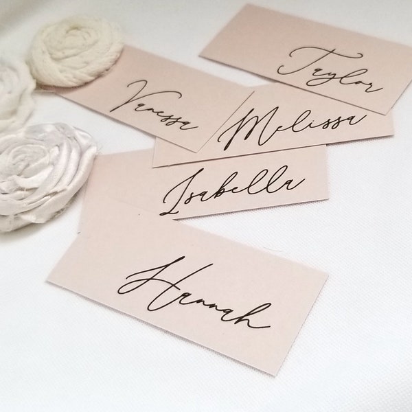 Baby Shower Gift Tags, Dusty Rose Name Tags, Personalized Tags, Wedding Party Tags, Place Name Tags, Hanger Tags, Custom Tags, Pink