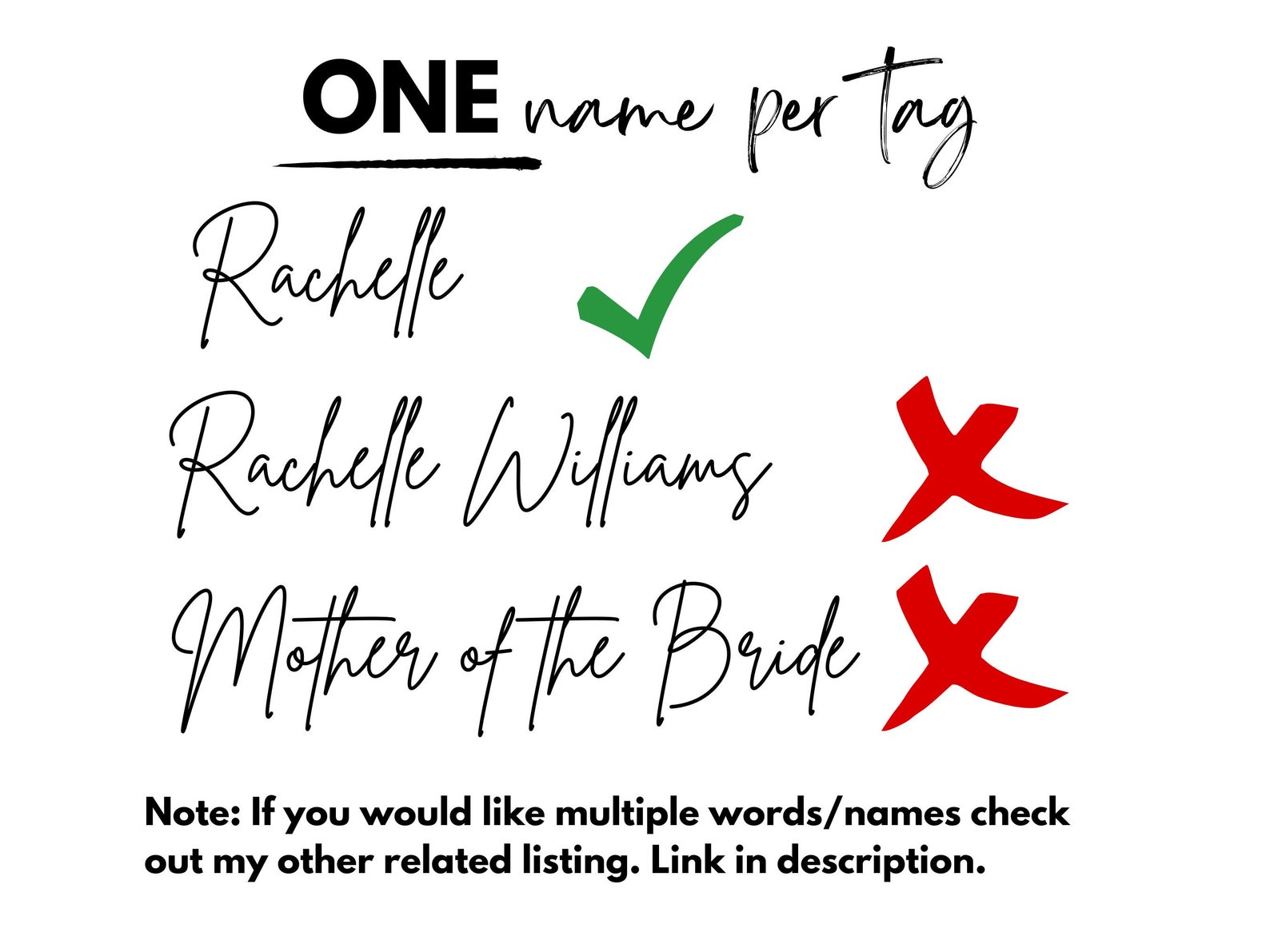 Wedding Gift Tags Gift Tags With Ribbon Hanger Name Tags Etsy