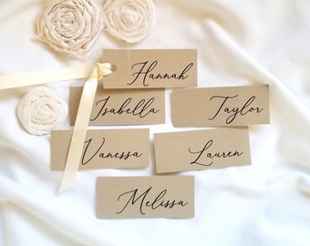 Name Tags for Wedding, Bridesmaids Tags, Calligraphy Name Tags, Small Name Tags, Bridesmaid Gift Tags, Gift Tags, Personalized Tags