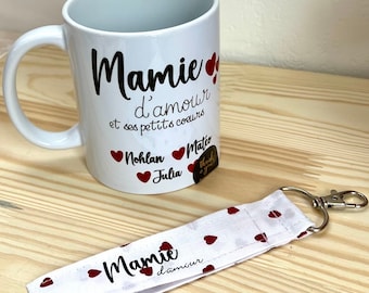 Caja Día de la Madre / Mamá / abuela / copa abuela / taza personalizada / llavero / abuela