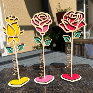 Eternal rose / Eternal flower / mistress gifts / astem / mom / wooden flower / wooden rose / Flower decoration