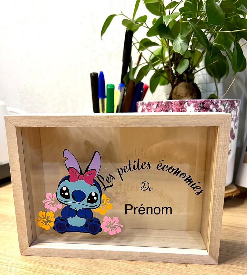 Tirelire Personnalisée Prénom En Bois - Tirelire Enfant Lettres Acrylique Cadeau Baptême