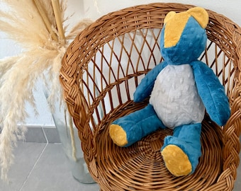 Birth stuffed toy / Keepsake / Baby pajama stuffed toy / Unique gift /