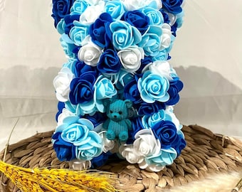 Flower Bear / Teddy Bear / Gift / Love / Personalized / Personalized Bear