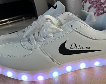 Chaussure lumineuse adulte personnalisé