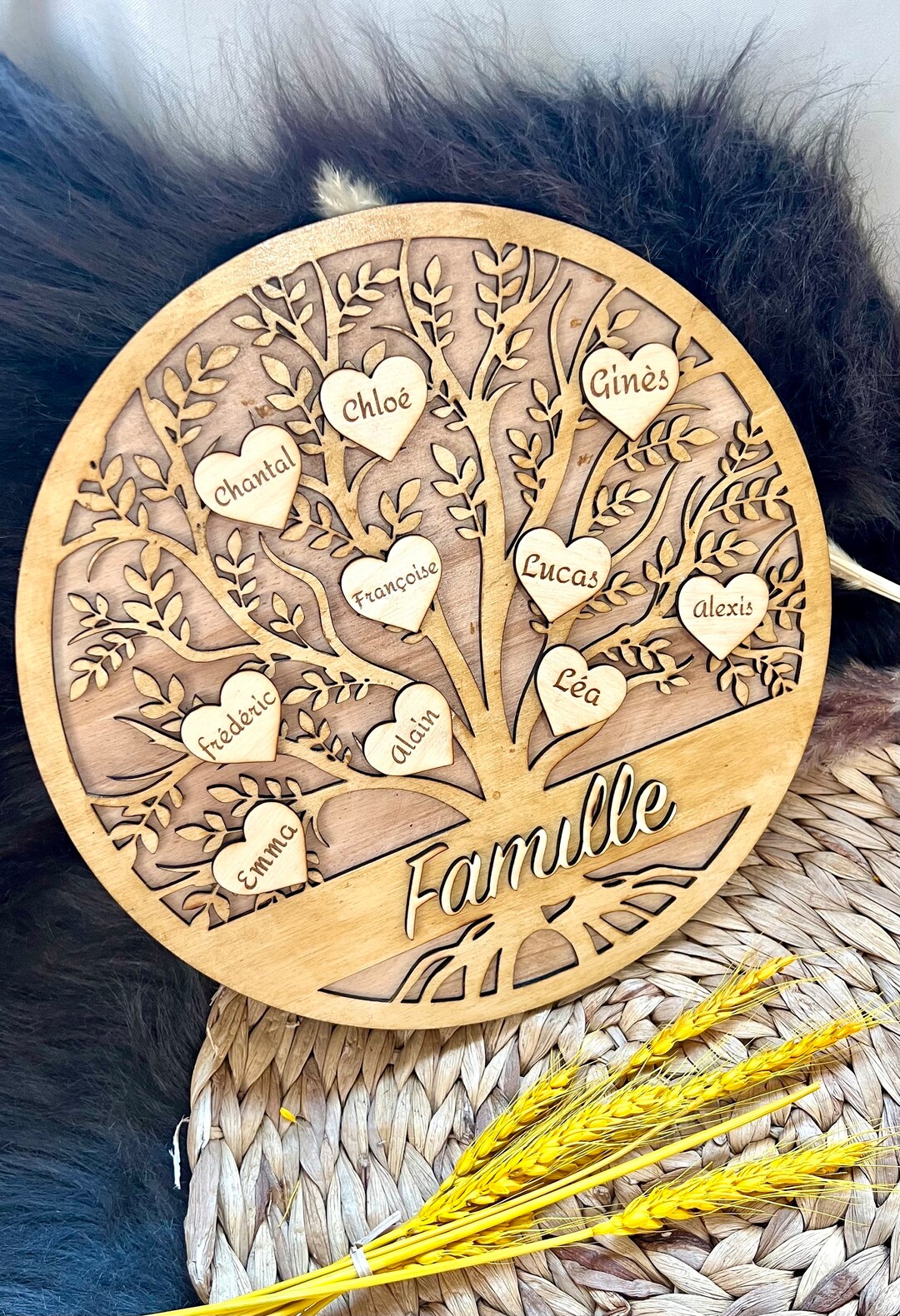 Personalisierter Lebensbaum / Familie / Geschenk / Muttertag / Mama