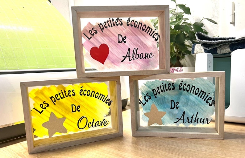 Tirelire personnalisée / tirelire prénom / tirelire bois / - Etsy France