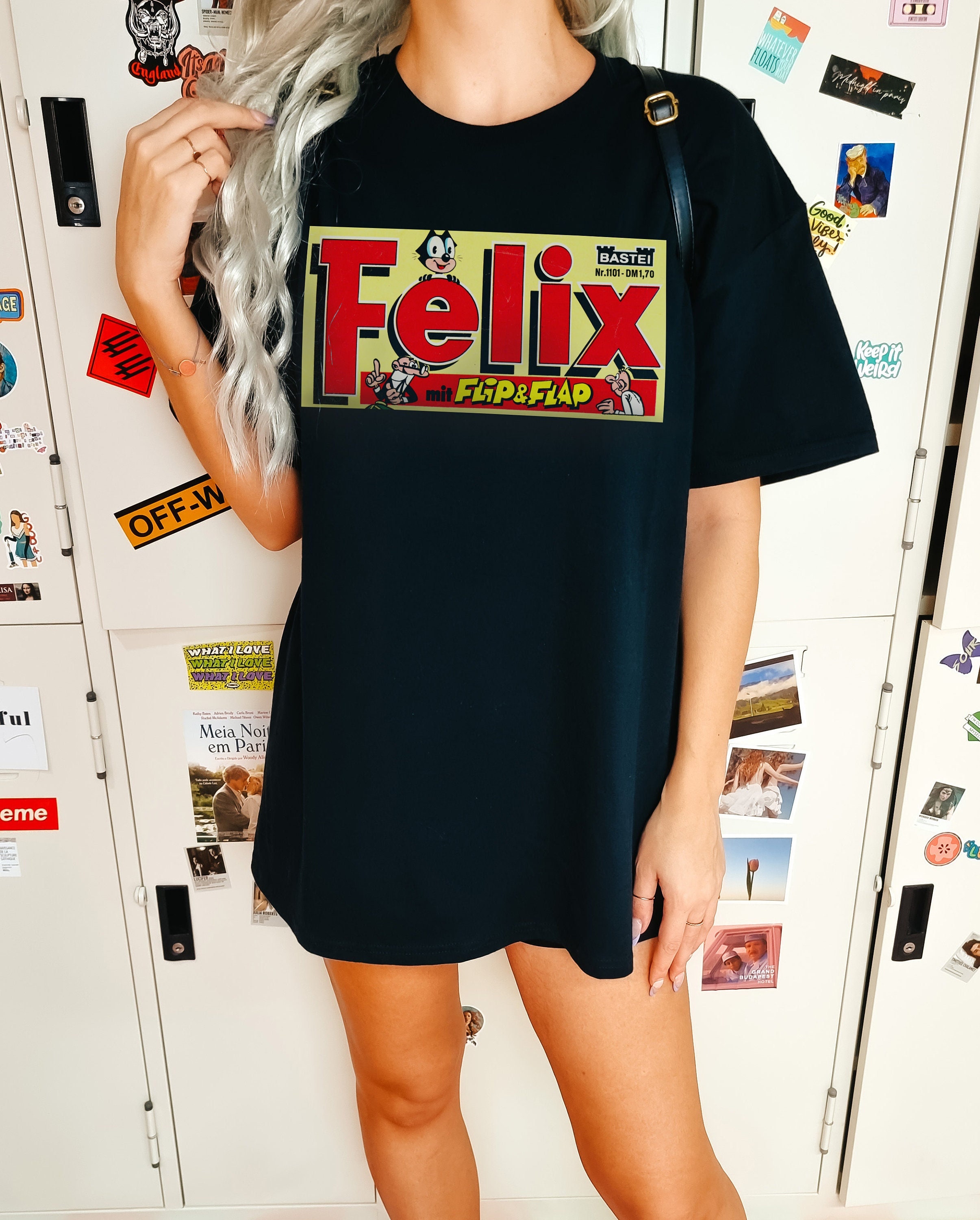 Felix the cat top t shirts vintage