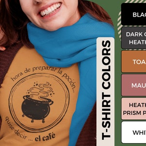 Cute Bruja Pocion shirt, Bruja Potions Halloween T-shirt, Spanish bruja, Brujas Brew Shirt, Unisex Bruja T-shirt, Español Bruja camisa
