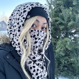 Custom Fleece Hood | Snowboard Hood | Ski Hood | Balaclava