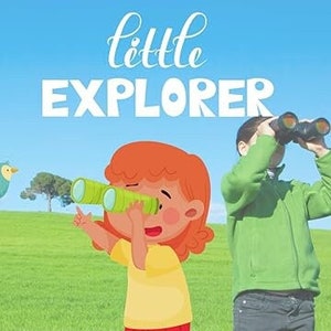 Książka z zadaniami dla przedszkolaków Little Explorer | Interaktywna nauka dla maluchów | Zabawny edukacyjny zeszyt ćwiczeń | Wiek 3-5 lat | Wczesny rozwój umiejętności