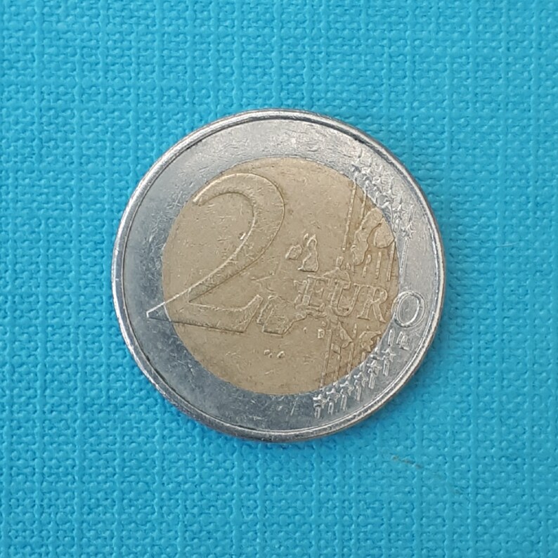 Rare 2 Euro Coin Germany 2002 J Excess Metal Etsy
