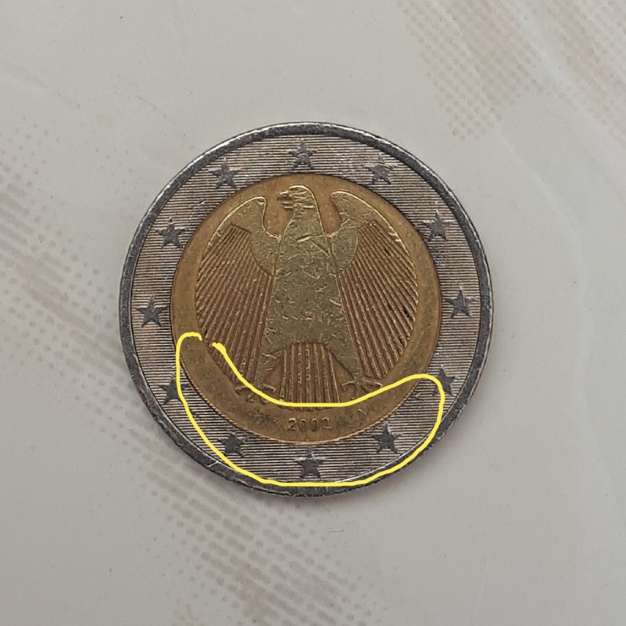 moneda de 2 euros alemania 2002 f