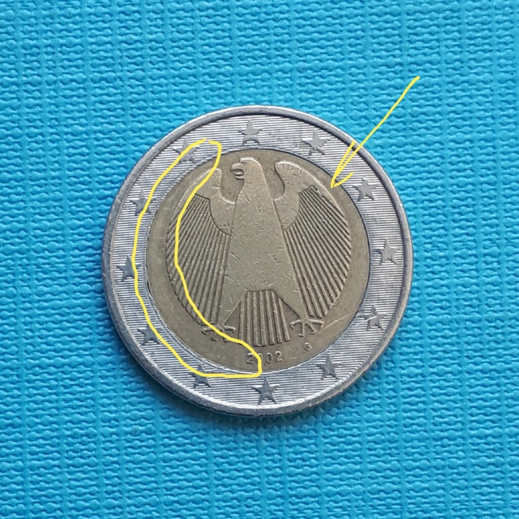 2 euro from Germany 2002 G rare different