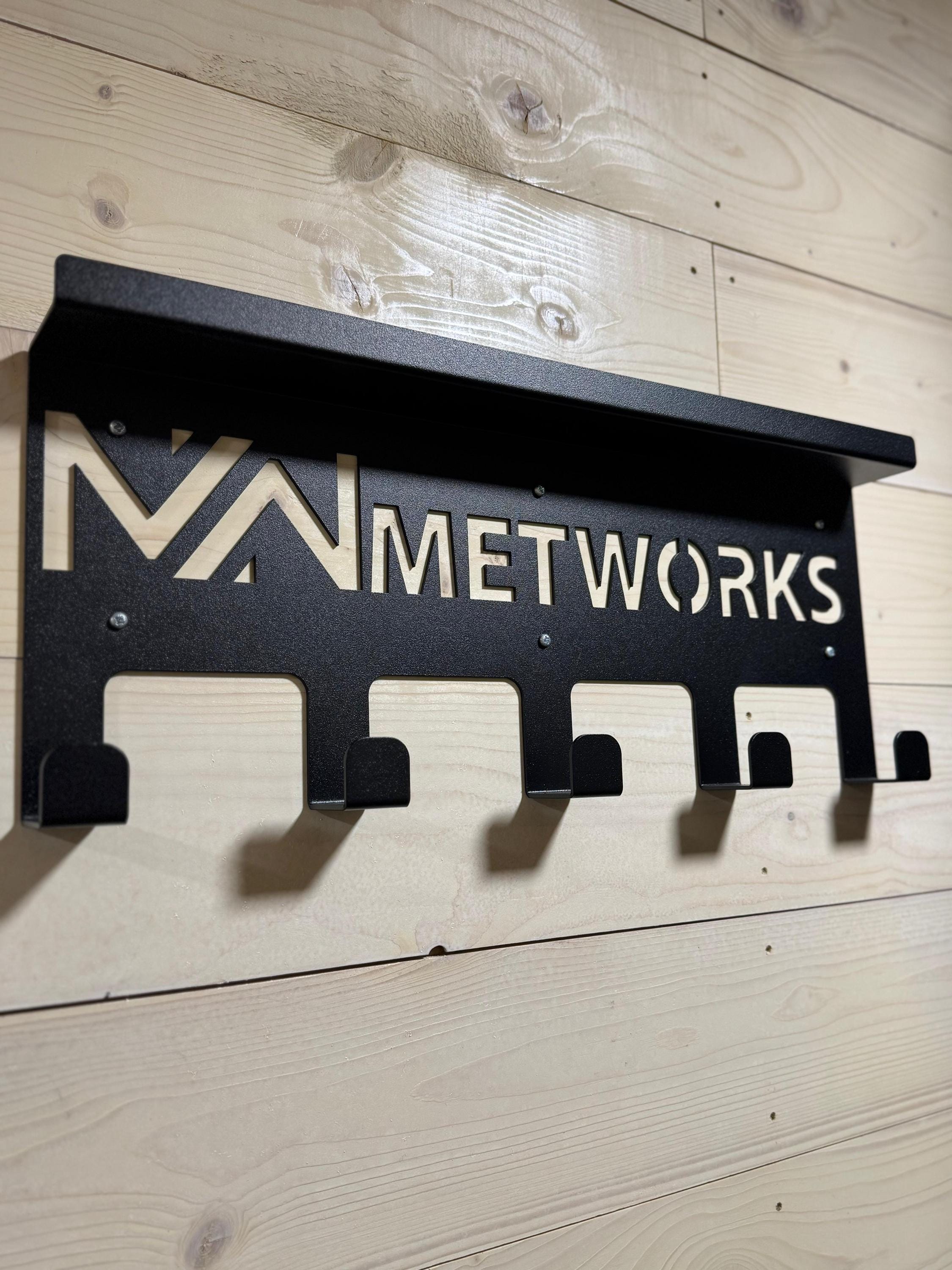 Custom Metal Name/logo Coat Rack, Personalized Hanger, Metal Wall Coat ...
