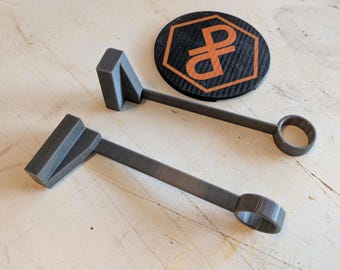 Espaciador frontal de cajón y tirador fijo