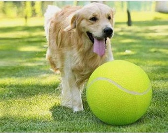 Giant tennis ball for dogs