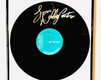 Dolly Parton Vinyl Record LP Framed Autographed With Certification