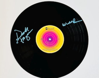 Steely Dan Aja Signed Vinyl Record Unframed
