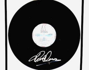 Diana Ross Vinyl Record LP Framed Autographed With Certification