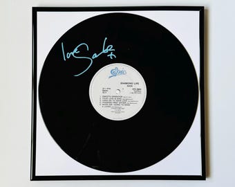 ポール・マッカートニー ウィングス サイン入りビニールレコード（黒枠