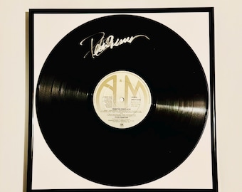 Peter Frampton Vinyl Record LP Framed Autographed With Certification