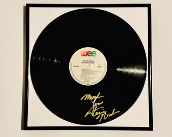 Stevie Nicks Vinyl Record LP Framed Autographed With Certification