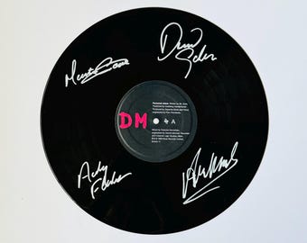 Depeche Mode Personal Jesus Signed Vinyl Record Unframed
