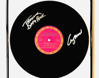 Daft Punk Vinyl Record LP Framed Autographed With Certification