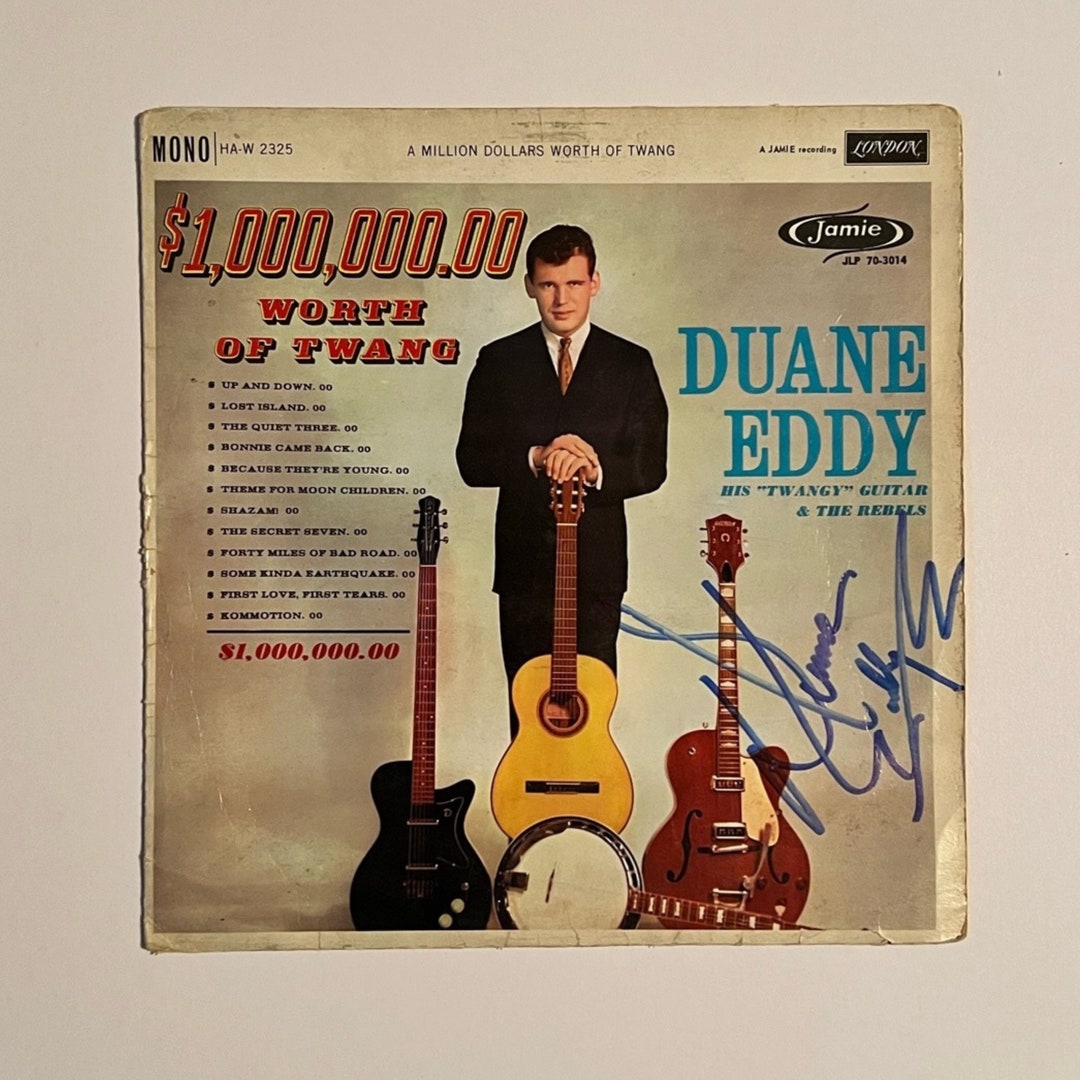 Duane Eddy Vinyl Record LP Cover Autographed - Etsy
