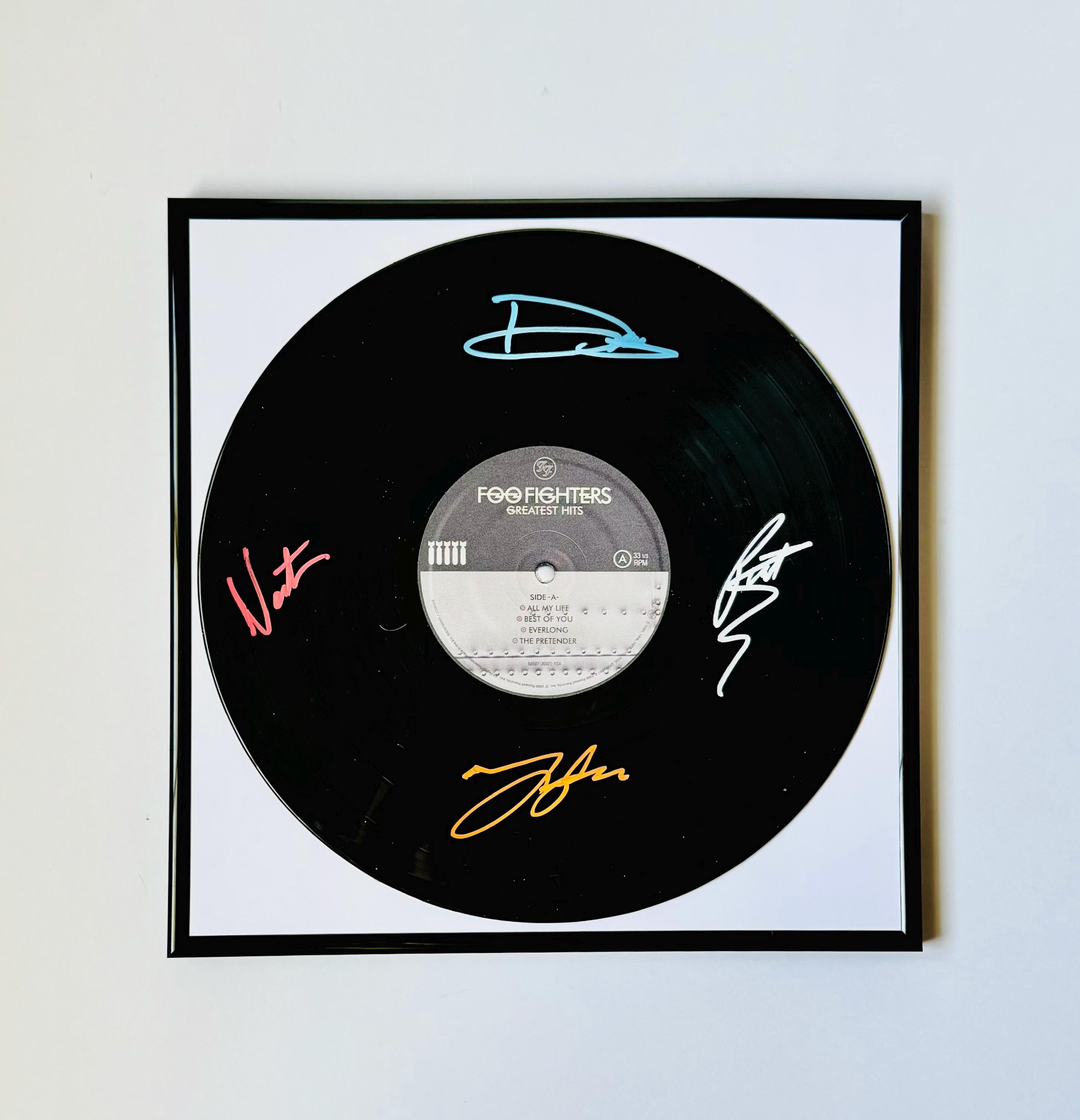 Foo Fighters Greatest Hits Signed Vinyl Record With Black Frame - Etsy