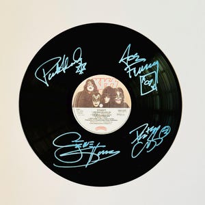Kiss Dynasty Signed Vinyl Record Unframed