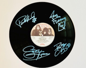 ポール・マッカートニー ウィングス サイン入りビニールレコード（黒枠