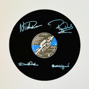 Pink Floyd Wish You Were Here Signed Vinyl Record Unframed