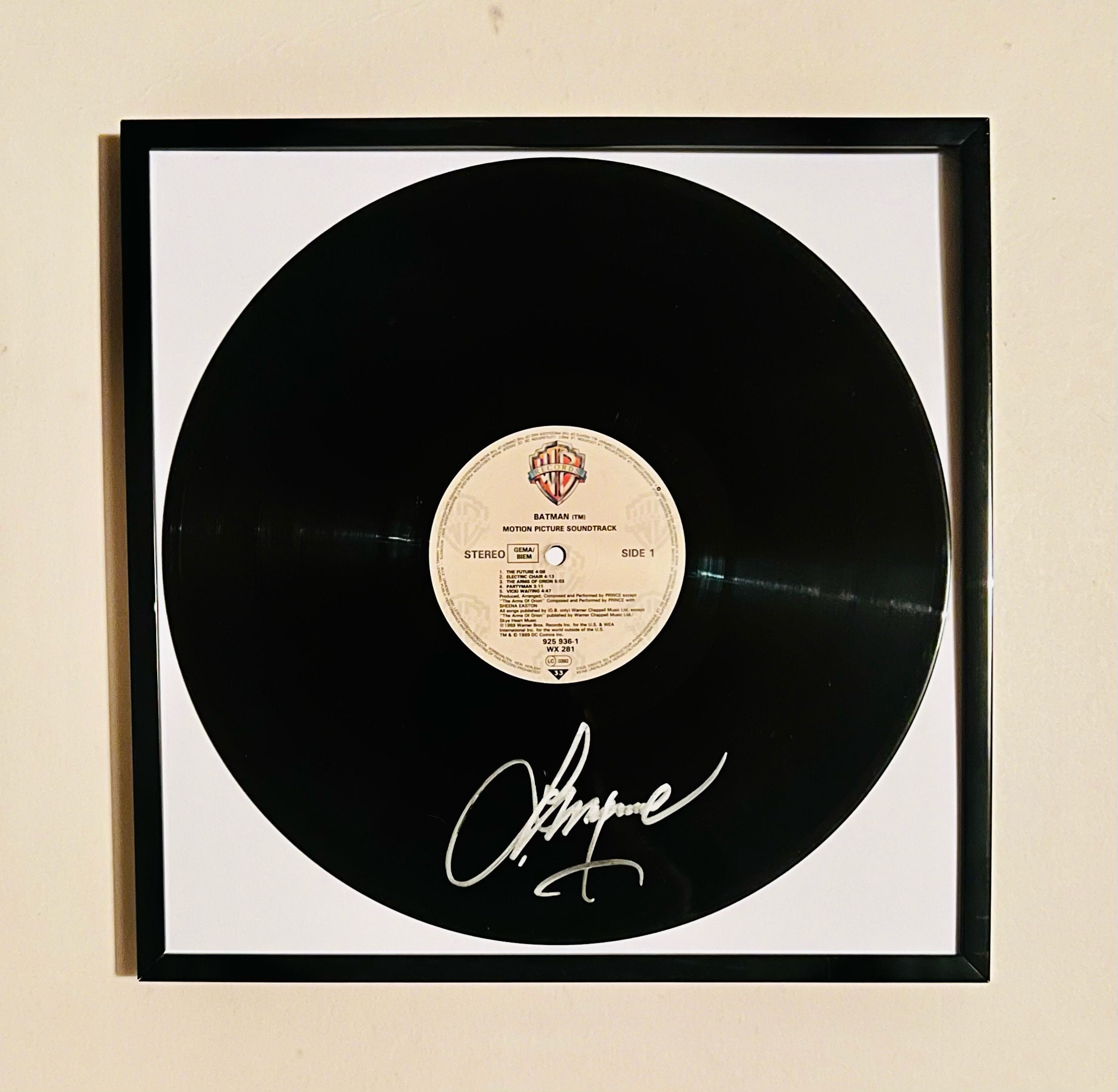 KIKI ミッドナイト・プリンス MIDNIGHT PRINCE 直筆サインLP Prince Signed Vinyl Record With Black Frame - Etsy