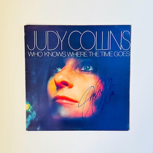 Judy Collins Vinyl Record LP Cover Autographed