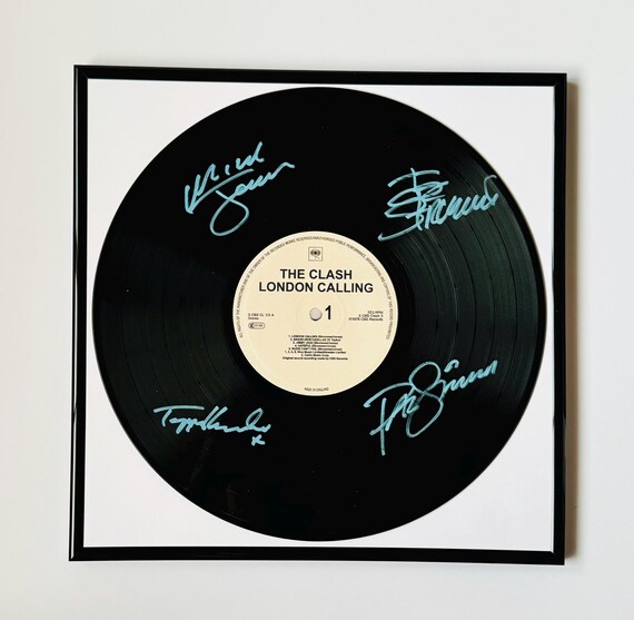 ザ・クラッシュ ロンドン・コーリング サイン入りビニール
