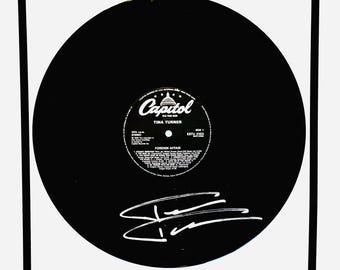 Tina Turner Vinyl Record LP Framed Autographed With Certification
