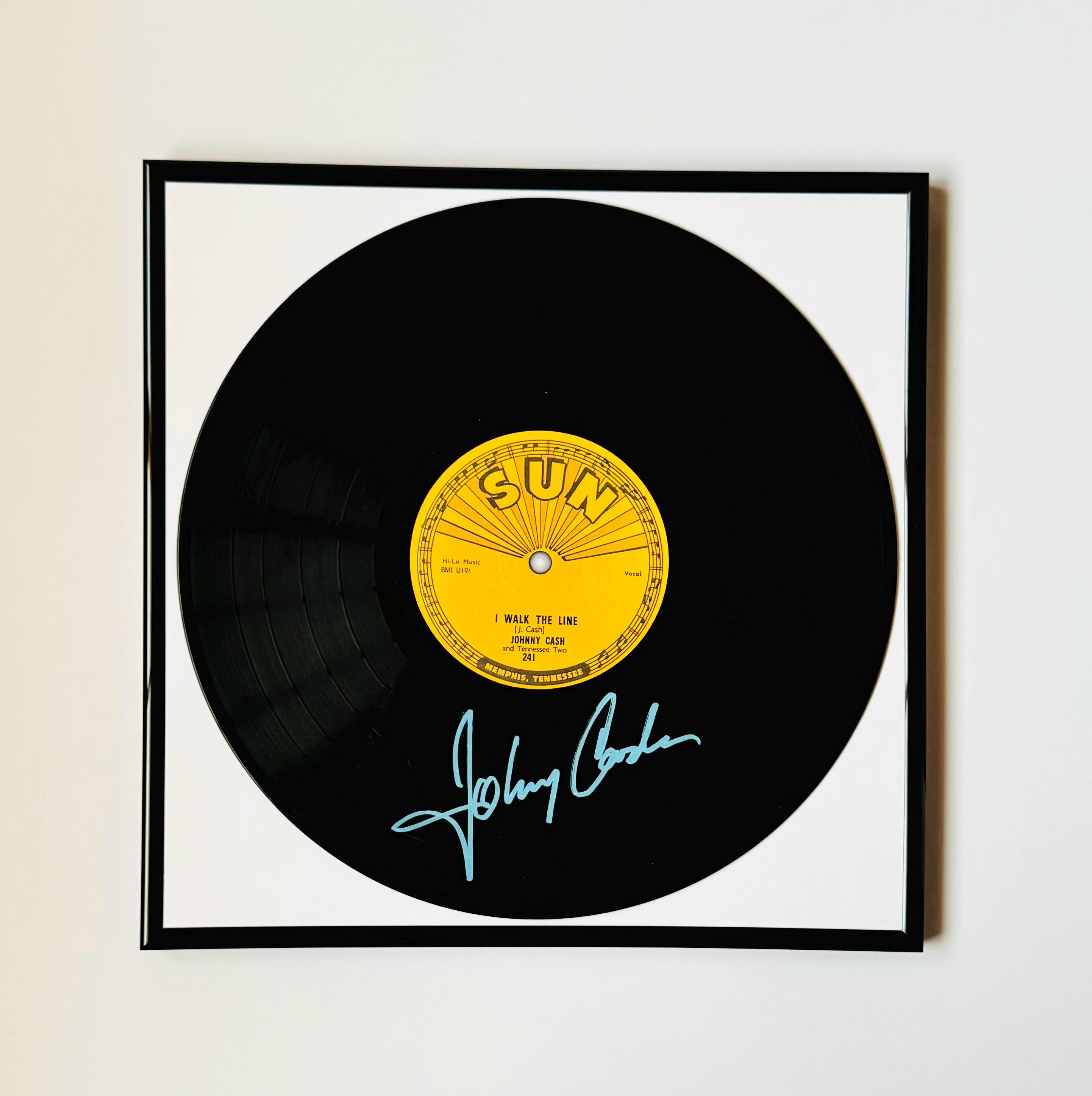Johnny Cash ジョニー・キャッシュサイン入り レコード ジョニー・キャッシュ『I Walk The Line』サイン入りビニールレコード