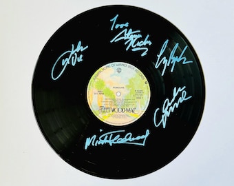 Fleetwood Mac Rumours Signed Vinyl Record Unframed