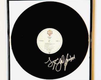 Prince Vinyl Record LP Framed Autographed With Certification